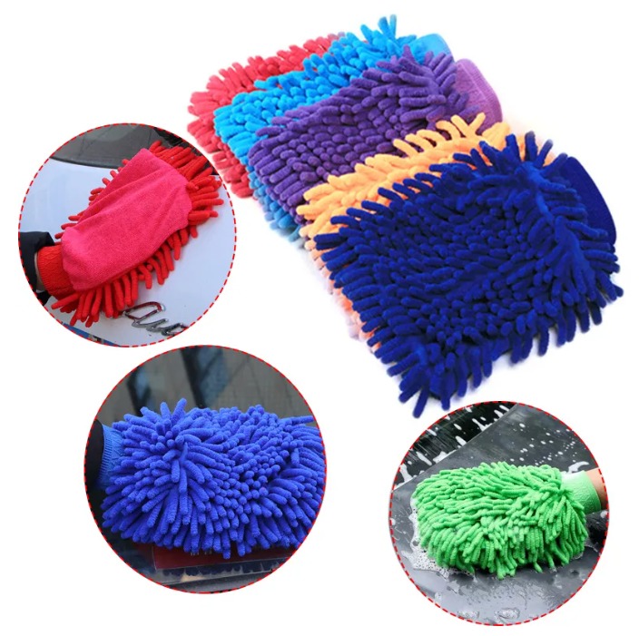 Miniatura 2 de Guante En Microfibra Para El Lavado De C